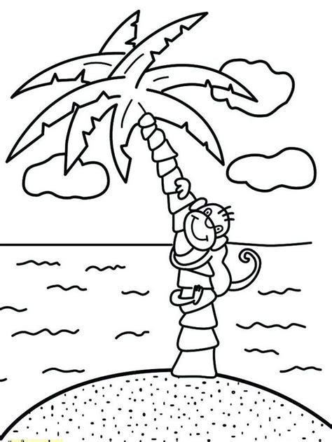 printable island coloring pages coloring pages  kids turtle