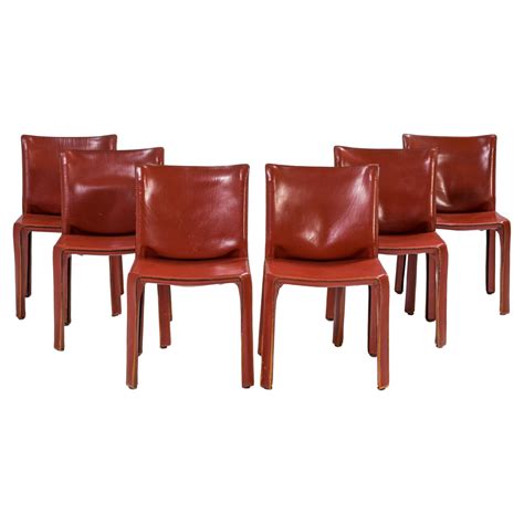 pair  cassina cab  chairs  stdibs