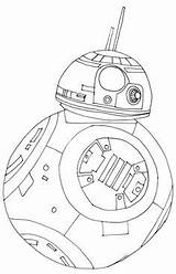 Coloring Bb Wars Star Bb8 Pages Drawing Template Draw Step Party Getdrawings Printable sketch template