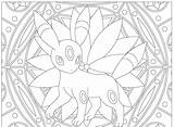 Coloring Pages Umbreon Printable Learningprintable Via sketch template