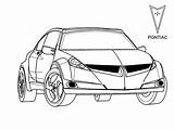 Pontiac Coloring Pages Gto Template Cars sketch template