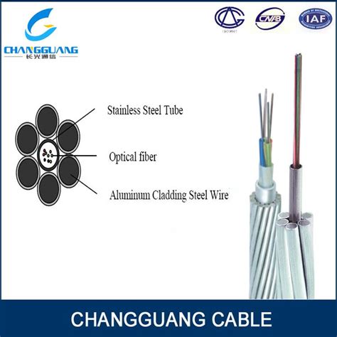 opgw overhead ground wire outdoor fiber optical cableopgw cable changguang communication