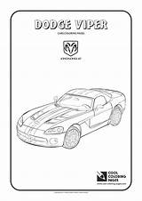 Viper Dodge Coloring Pages Cool Audi R8 Print Rover Range Challenger Aston Martin Getcolorings Cars Printable sketch template