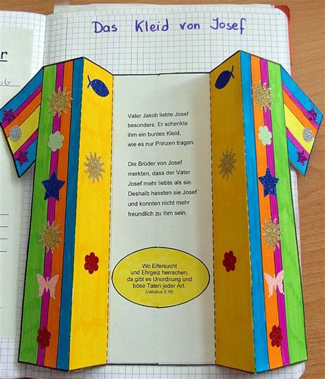 le manteau de joseph illustration pour cahier bible en