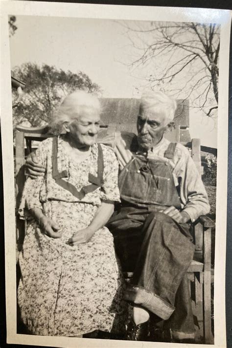 Grandma And Grandpa Elderly Couple Vintage Photo Found Etsy