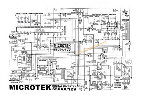 pin  microtek digital inverter circuit diagram va