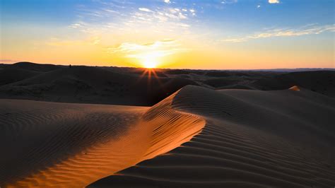stunning view  chinas fourth largest desert cgtn