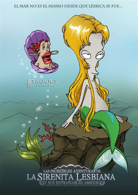 roger smith disguised of lesbica the mermaid by efrayn on