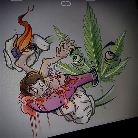 graffiti drawing ideas weed