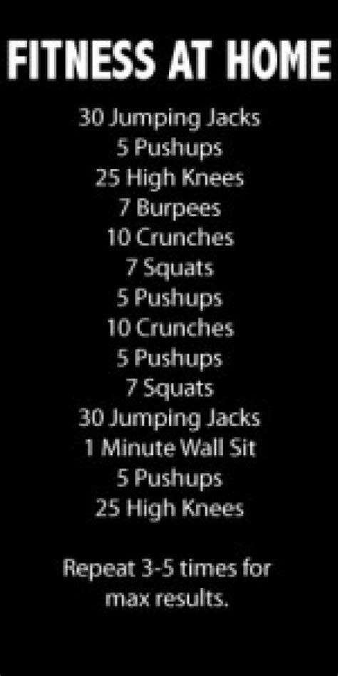 good exercise routine      home