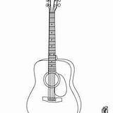 Colorir Violão Guitarra Guitare Castanets Hellokids Violao Instrument sketch template