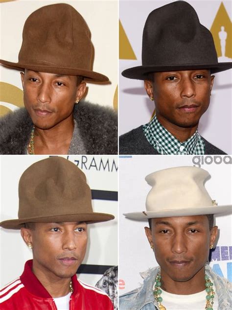 pharrell williams hats celebrity signature styles 17 pop star trademark looks capital