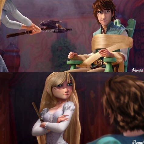 httyd tangled crossover edited by punziel on ig how to train your