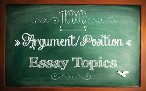 argument  position essay topics  sample essays