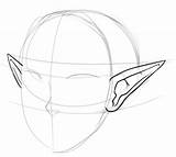 Drawing Pointed Elves Sketches Drawcentral Px sketch template