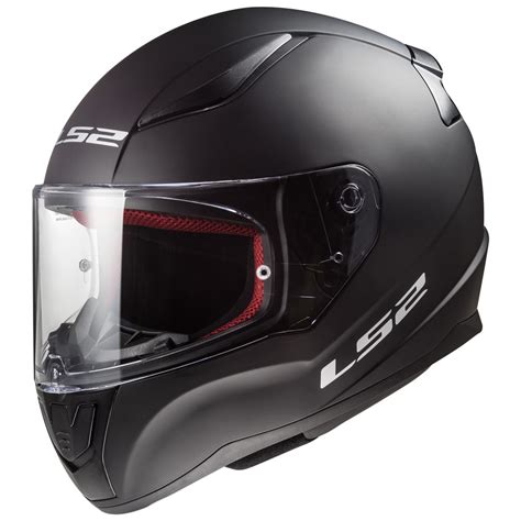 ls ff rapid solid matt black ls  full face helmets motostorm