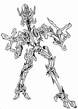 Transformer Autobots Decepticon Pintar Coloring4free Crochu Designlooter Decepticons sketch template