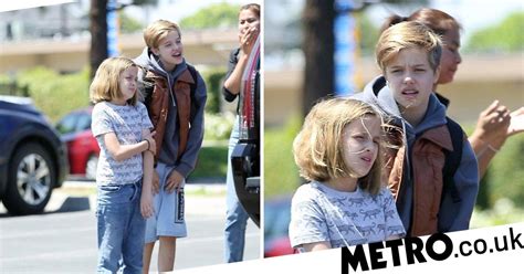 Brad Pitt S Daughters Enjoy Girls Day Out During Summer Holidays