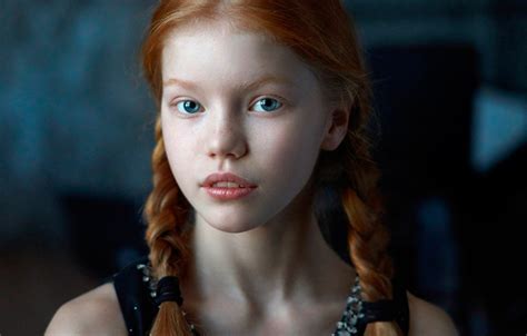 Wallpaper Freckles Braids The Beauty Redhead Alexander