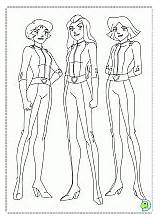 Totally Spies Coloring Dinokids Pages Colouring sketch template