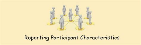 reporting participant characteristics   research paper enago academy