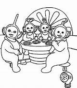 Teletubbies Coloring Pages Po Getcolorings Popular Color Getdrawings sketch template