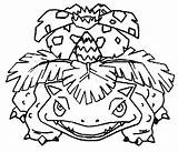 Pokemon Venusaur Coloring Pages Mega Drawings Pokémon Color Printable Florizarre Divyajanani Cartoons sketch template