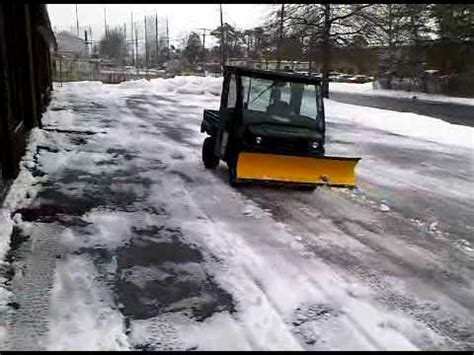 kawasaki mule  diesel  snow plow part  youtube
