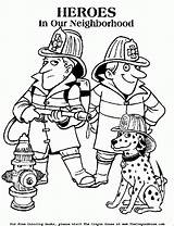 Coloring Fire Safety Pages Kids Theme Popular sketch template