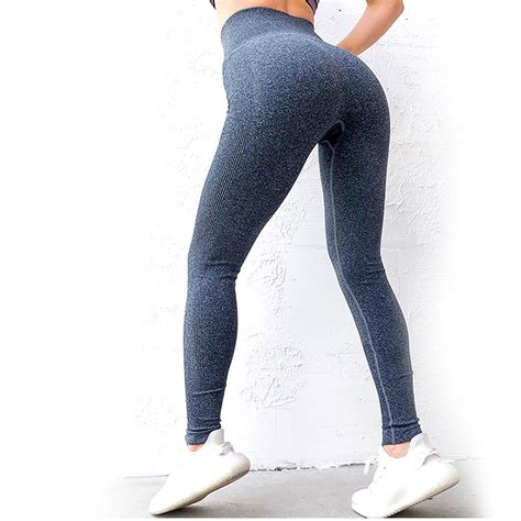 nylon spandex yoga pants custom seamless leggings high waist gym butt