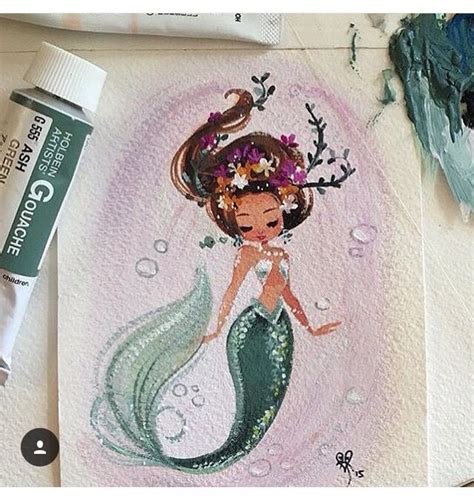 credit to liana hee mermaid art watercolor mermaid mermaid drawings