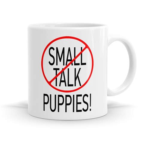small talk puppies mug bespoke mugs