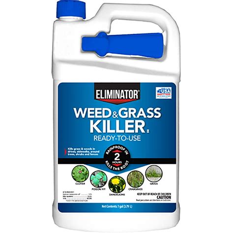 eliminator weed  grass killer herbicide ready   spray  gallon walmartcom walmartcom