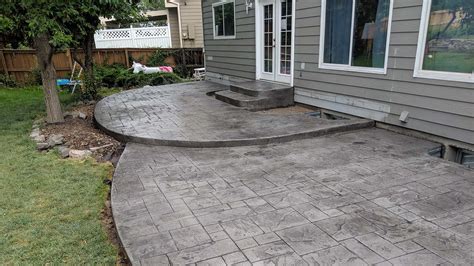 stamped concrete elevation concrete denver