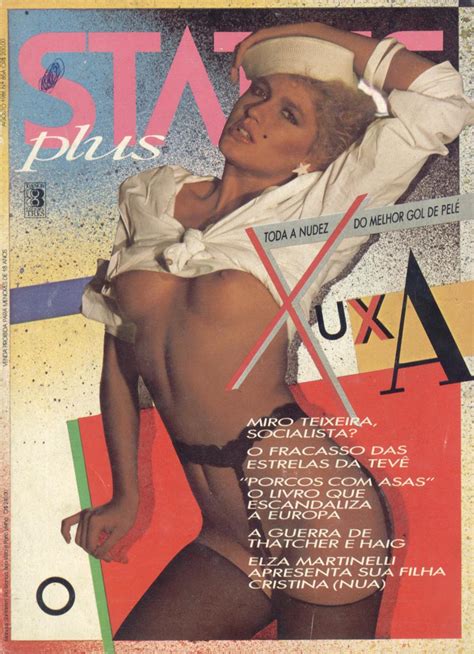 revista status plus xuxa 1981 famosas brasil