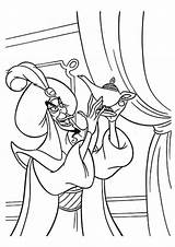 Jafar Aladdin Coloring Pages Printable Lamp Color Disney Jasmine Jenie Genie Finally Hands Magic Gets His Kids Categories Parentune sketch template