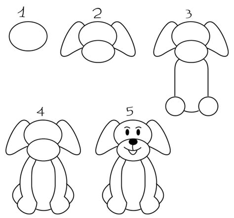 Dibujos De Perros Cómo Dibujar Un Perro Fácil Imágenes