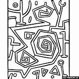 Klee Heroic Athens Hundertwasser sketch template