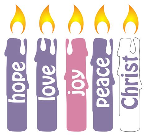 Advent Candles Clipart Library Of Advent Candles Vector
