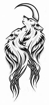 Wolf Tattoo Drawings Tribal Tattoos Wolves Drawing Designs Beautiful Cool Animal Deviantart Sketches Spirit Body Celtic Visit Choose Board sketch template
