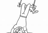 Acrobat Coloring Pages Getcolorings Color sketch template