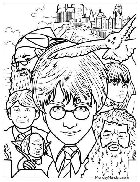 harry potter coloring pages   printables harry potter