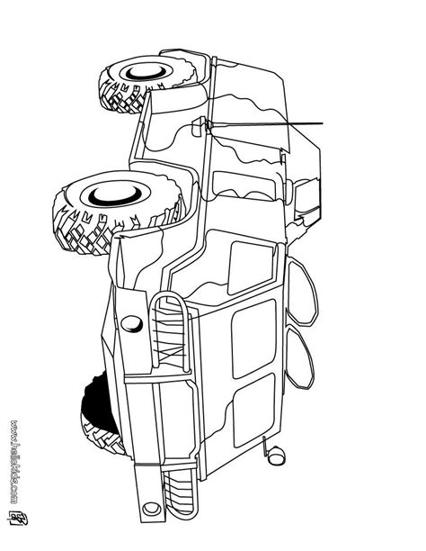 military vehicle coloring pages print  color  tractor coloring