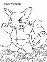 Wartortle Coloring Pages Pokemon Print Printable sketch template