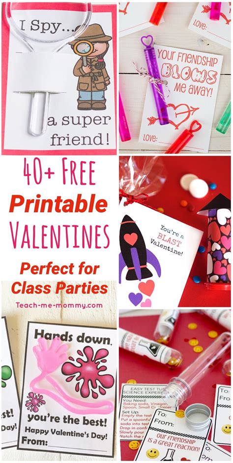 printable valentines teach  mommy