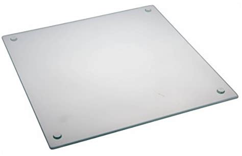 Clear Glass Cutting Board Non Slip Shatter Resistant Durable Stain