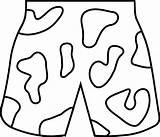 Celana Pendek Mewarnai Pantai Openclipart Publicdomains Vektor Celtic Roupa Banho Publik sketch template