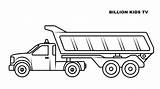Truck Drawing Dump Construction Drawings Kids Paintingvalley Coloring sketch template