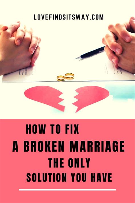 how to fix a broken marriage when one partner has given up in 2021