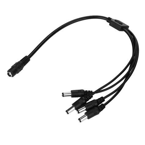 dc power splitter cable cord  female   male xmmport pigtals   cctv cameras